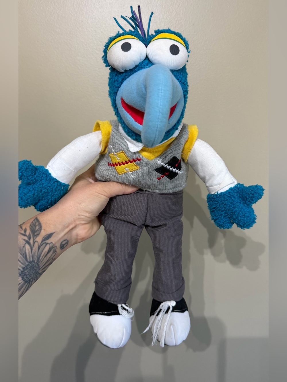 Original Disney Gonzo Muppets Stuffed Doll